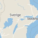 Karta som med röd fyrkant ramar in Ribbingsgatan, Östra Bangatan, Örebro, Örebro län