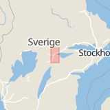 Karta som med röd fyrkant ramar in Glomman, Brickebacken, Örebro, Örebro län