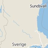 Karta som med röd fyrkant ramar in Sunnanhed, Rättviks Kommun, Rättvik, Dalarnas län