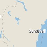 Karta som med röd fyrkant ramar in Aspås, Krokom, Gällö, Bräcke, Jämtlands län