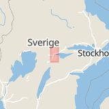 Karta som med röd fyrkant ramar in Engelbrektsskolan, Örebro, Örebro län