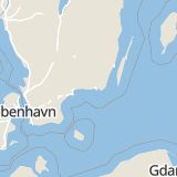 Karta som med röd fyrkant ramar in Reddvägen, Ronneby, Blekinge län