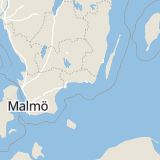 Karta som med röd fyrkant ramar in Kallinge, Äppelgården, Ronneby, Blekinge län