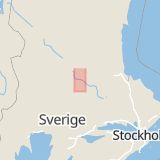 Karta som med röd fyrkant ramar in Gagnbro, Duvnäs, Borlänge, Dalarnas län