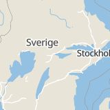 Karta som med röd fyrkant ramar in Ekeby, Almby, Örebro, Örebro län