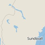 Karta som med röd fyrkant ramar in Fyrås, Strömsund, Jämtlands län