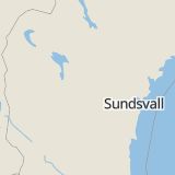 Karta som med röd fyrkant ramar in Bräcke, Ånge, Jämtlands län