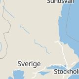 Karta som med röd fyrkant ramar in Bjursås, Falun, Dalarnas län