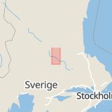Karta som med röd fyrkant ramar in Smedsbo, Falun, Dalarnas län