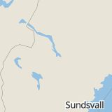 Karta som med röd fyrkant ramar in Muråsen, Strömsund, Jämtlands län