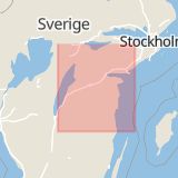 Karta som med röd fyrkant ramar in Jönköpings Län, Norrköping, Östergötland, Östergötlands län