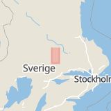 Karta som med röd fyrkant ramar in Söderbärke, Smedjebacken, Dalarnas län
