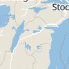 Karta som med röd fyrkant ramar in Vasavägen, Linköping, Östergötlands län