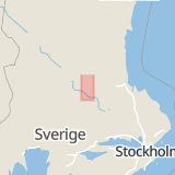 Karta som med röd fyrkant ramar in Stora Coop, Stigaregatan, Falun, Dalarnas län