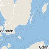 Karta som med röd fyrkant ramar in Kungsmarken, Gullabergsvägen, Karlskrona, Blekinge län