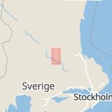 Karta som med röd fyrkant ramar in Vattugränd, Falun, Dalarnas län