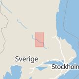 Karta som med röd fyrkant ramar in Runn, Falun, Dalarnas län