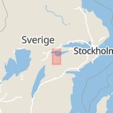 Karta som med röd fyrkant ramar in Örebro, Lindesberg, Askersund, Hampetorp, Örebro län