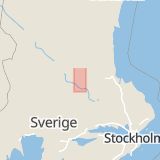 Karta som med röd fyrkant ramar in Haraldsbo, Falun, Dalarnas län