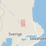 Karta som med röd fyrkant ramar in Vika, Falun, Dalarnas län