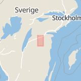 Karta som med röd fyrkant ramar in Sturefors, Hovetorp, Linköping, Östergötlands län
