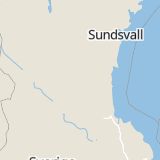 Karta som med röd fyrkant ramar in Ovanåkers Kommun, Ovanåker, Gävleborgs län