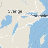 Karta som med röd fyrkant ramar in Finspång, Dunderbacken, Norrköping, Östergötlands län