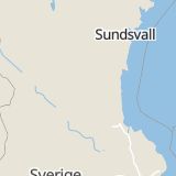 Karta som med röd fyrkant ramar in Edsbyn, Ovanåker, Gävleborgs län