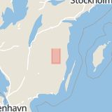 Karta som med röd fyrkant ramar in Granitvägen, Hultsfred, Kalmar län