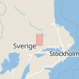Karta som med röd fyrkant ramar in Åvestbo, Fagersta, Västmanlands län