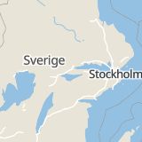 Karta som med röd fyrkant ramar in Sturegatan, Arboga, Västmanlands län