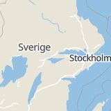 Karta som med röd fyrkant ramar in Vasagatan, Arboga, Västmanlands län