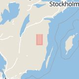 Karta som med röd fyrkant ramar in Drottninggatan, Sevedegatan, Vimmerby, Kalmar län