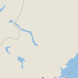 Karta som med röd fyrkant ramar in Östersund, Strömsund, Jämtlands län