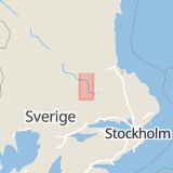 Karta som med röd fyrkant ramar in Fäggeby, Hedemora, Säter, Dalarnas län