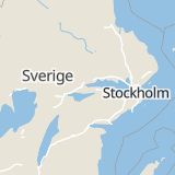 Karta som med röd fyrkant ramar in Granlidsvägen, Kungsör, Västmanlands län