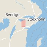 Karta som med röd fyrkant ramar in Resecentrum, Katrineholm, Södermanlands län