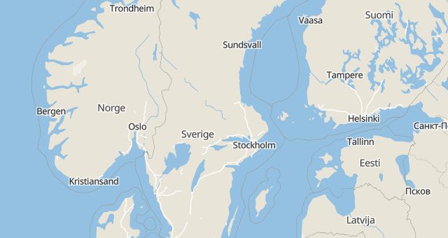 Karta som med röd fyrkant ramar in Avesta, Dalarnas län