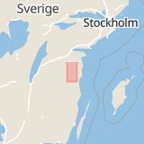 Karta som med röd fyrkant ramar in Karstorp, Hornsvägen, Västervik, Kalmar län