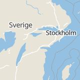 Karta som med röd fyrkant ramar in Trädgårdsgatan, Katrineholm, Södermanlands län