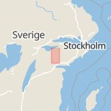 Karta som med röd fyrkant ramar in Starrvägen, Katrineholm, Södermanlands län