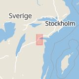 Karta som med röd fyrkant ramar in Arkösundsvägen, Smedby, Norrköping, Östergötlands län