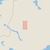 Karta som med röd fyrkant ramar in Bergvik, Vilhelmina, Västerbottens län
