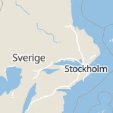 Karta som med röd fyrkant ramar in Metallgatan, Surahammar, Västmanlands län