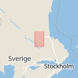 Karta som med röd fyrkant ramar in Smedjebacken, Falun, Hofors, Hedemora, Dalarnas län