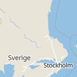 Karta som med röd fyrkant ramar in Jägargatan, Hofors, Gävleborgs län