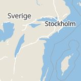 Karta som med röd fyrkant ramar in Norrköping, Linköping, Östergötlands län