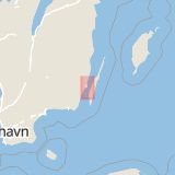 Karta som med röd fyrkant ramar in Ölandskajen, Kvarnholmen, Gästhamnen, Kalmar, Kalmar län