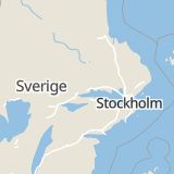 Karta som med röd fyrkant ramar in Lillhärad, Västerås, Västmanlands län