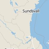 Karta som med röd fyrkant ramar in Arbrå, Bollnäs Kommun, Bollnäs, Gävleborgs län